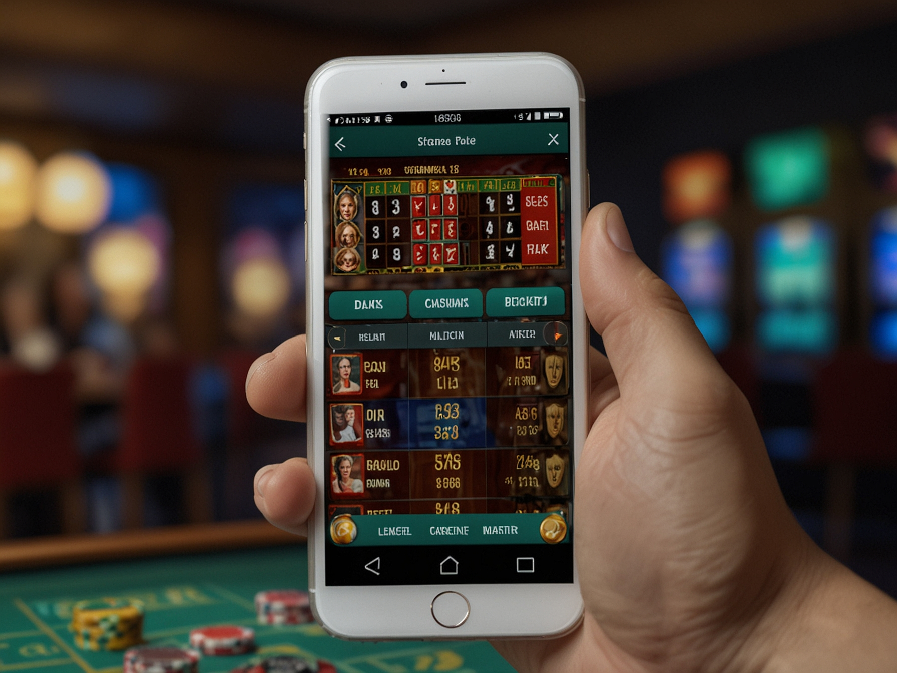 Interfaz de la aplicación Mostbet